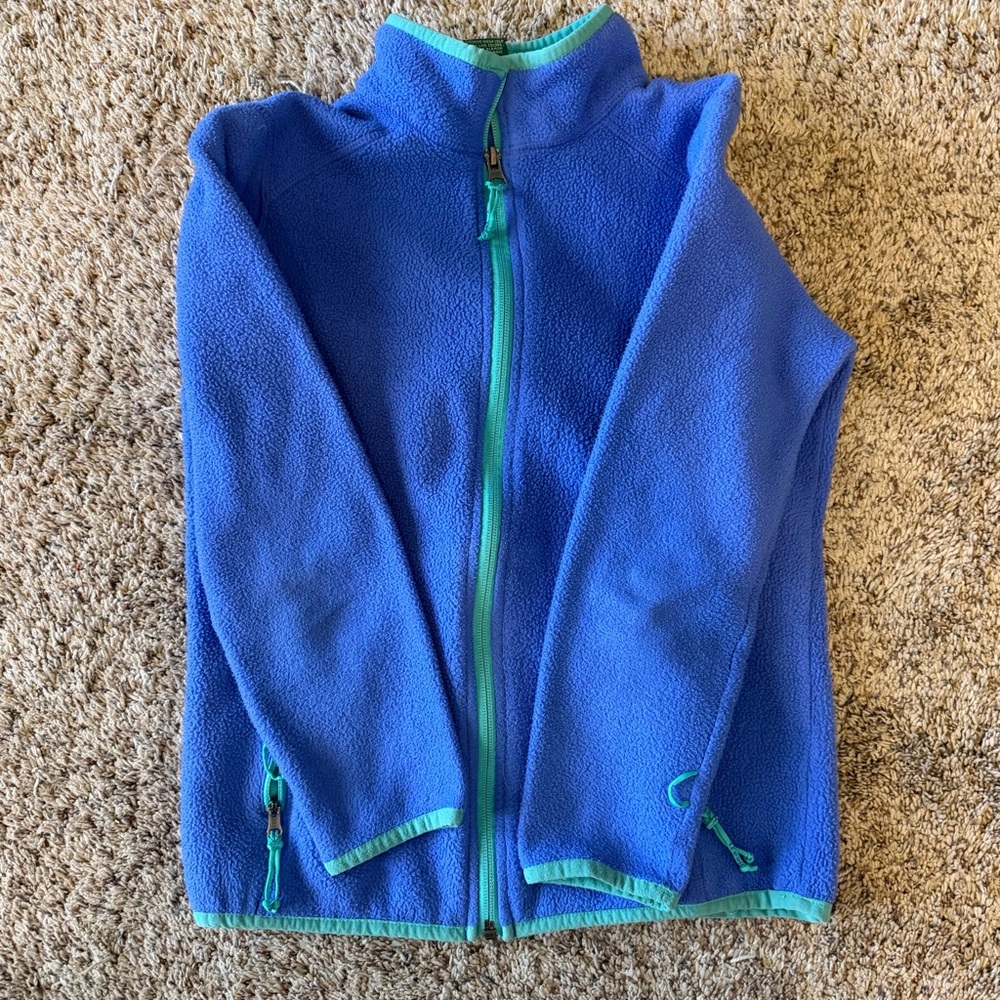 L.L. Bean Kids Blue Fleece Jacket